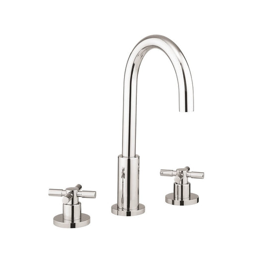 Crosswater Totti II 3 Tap Hole Basin Mixer with Pop-up