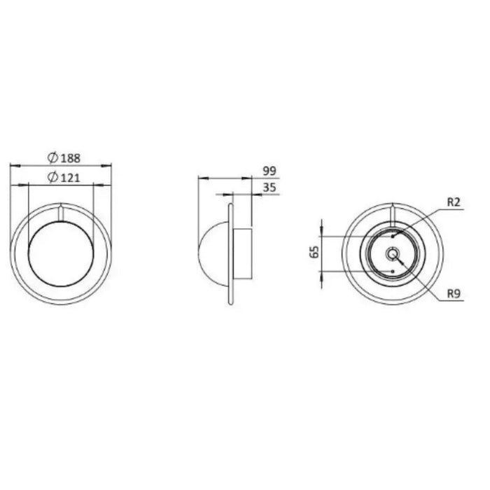 Crosswater Tranquil Halo Light - Bathroom Lighting