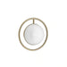 Crosswater Tranquil Halo Light - Brushed Brass - Bathroom
