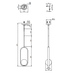 Crosswater Tranquil Pendant Light - Bathroom Lighting