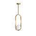 Crosswater Tranquil Pendant Light - Brushed Brass
