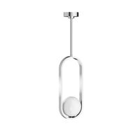 Crosswater Tranquil Pendant Light - Chrome - Bathroom