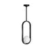 Crosswater Tranquil Pendant Light - Matt Black - Bathroom