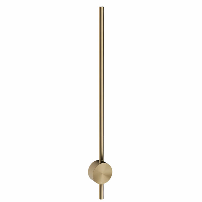 Crosswater Tranquil Pillar Light - Brushed Brass - Bathroom