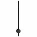 Crosswater Tranquil Pillar Light - Matt Black - Bathroom