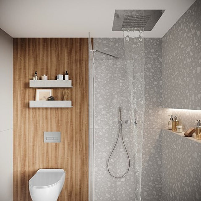 Crosswater Tranquil Recessed Shower Head 500mm - Shower