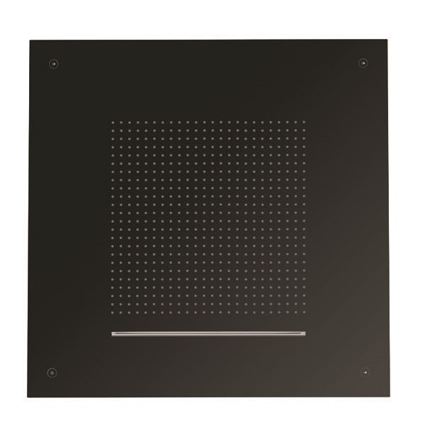 Crosswater Tranquil Recessed Shower Head 500mm - Matt Black