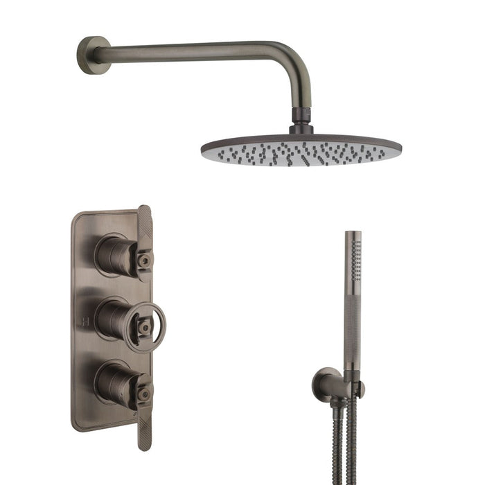 Crosswater Union Dual Outlet Shower Set with Rain Head