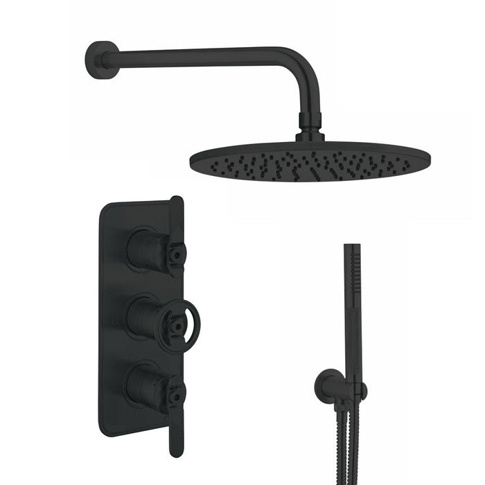 Crosswater Union Dual Outlet Shower Set with Rain Head