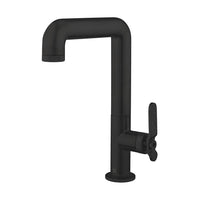 Crosswater Union Tall Basin Mixer Tap - Matt Black - Tall
