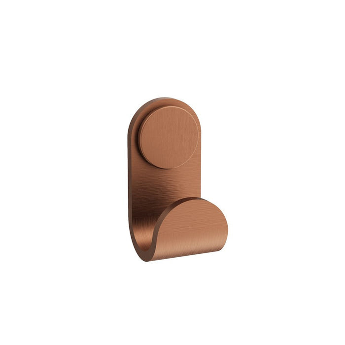 Crosswater Velo Single Robe Hook - Brushed Bronze - Robe