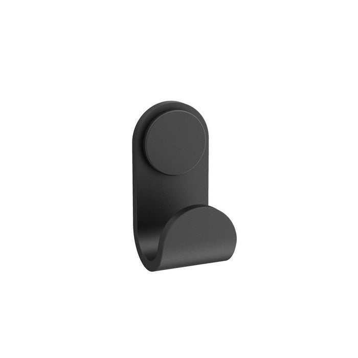 Crosswater Velo Single Robe Hook - Matt Black - Robe Hooks