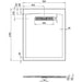 Crosswater Vito Rectangular Shower Tray - White