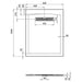 Crosswater Vito Rectangular Shower Tray - White