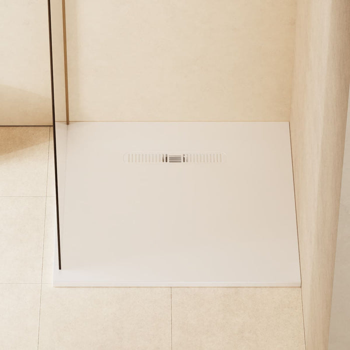 Crosswater Vito Square Shower Tray with Waste - 900mm x 900mm - White