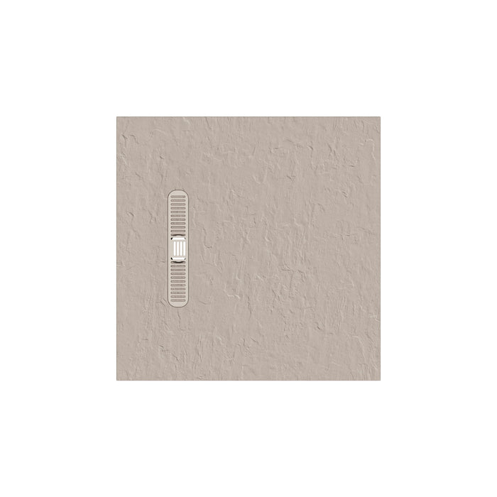Crosswater Vito Textured Anti-Slip Square Shower Tray with Waste - 900mm x 900mm