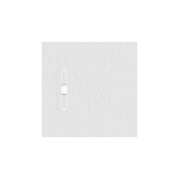 Crosswater Vito Textured Anti-Slip Square Shower Tray with Waste - 900mm x 900mm