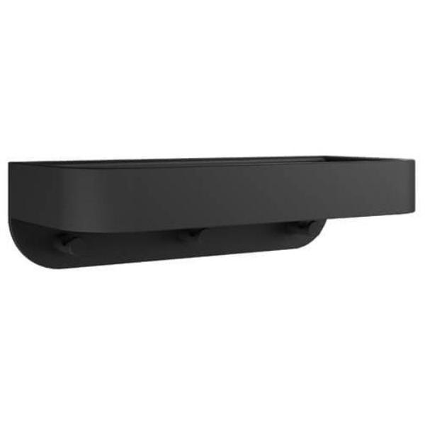 Crosswater Wall Mounted Shower Basket Black Insert - Matt