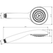 Crosswater Wisp Shower Head With Single Spray Pattern