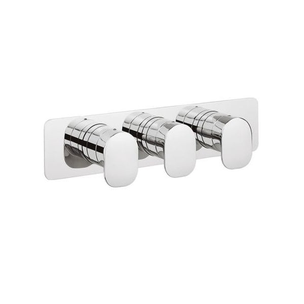 Crosswater ZERO 2 - 2 Outlet 3 Handle Landscape Concealed