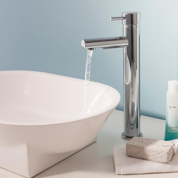 Crosswater Kai Lever Mono Tall Basin Mixer Tap - Chrome