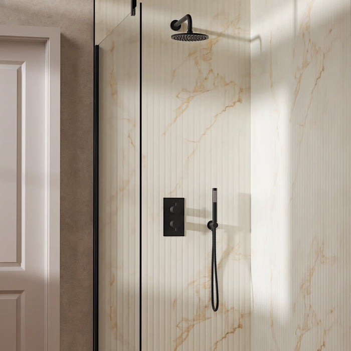 Crosswater Design Shower Set 3 with Fixed Head & Handset