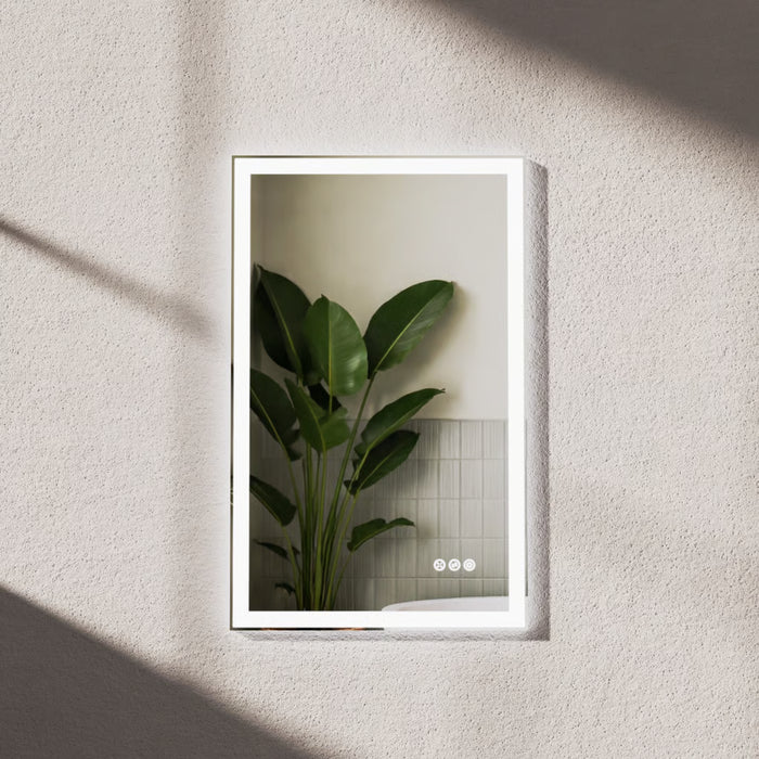 Crosswater Dune Illuminated Mirror - Clear