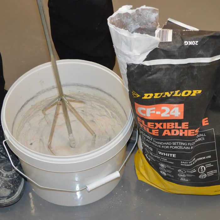 Dunlop CF-24 Flexible Wall & Floor Tile Adhesive - White - 20kg