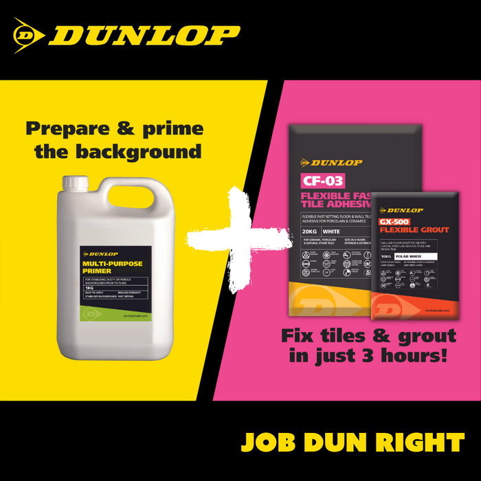 Dunlop GX 500 Flexible Wall & Floor Grout