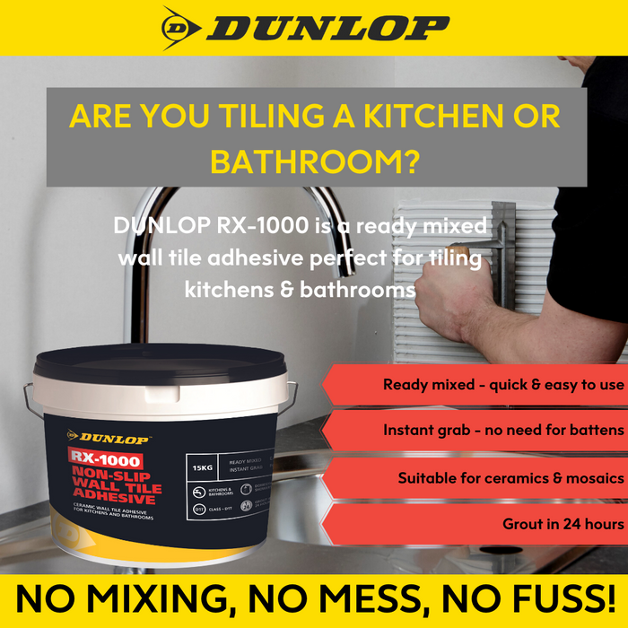 Dunlop RX 1000 Non Slip Wall Tile Adhesive