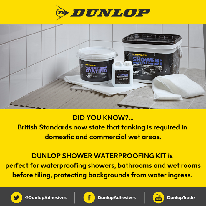 Dunlop Shower Waterproofing Kit
