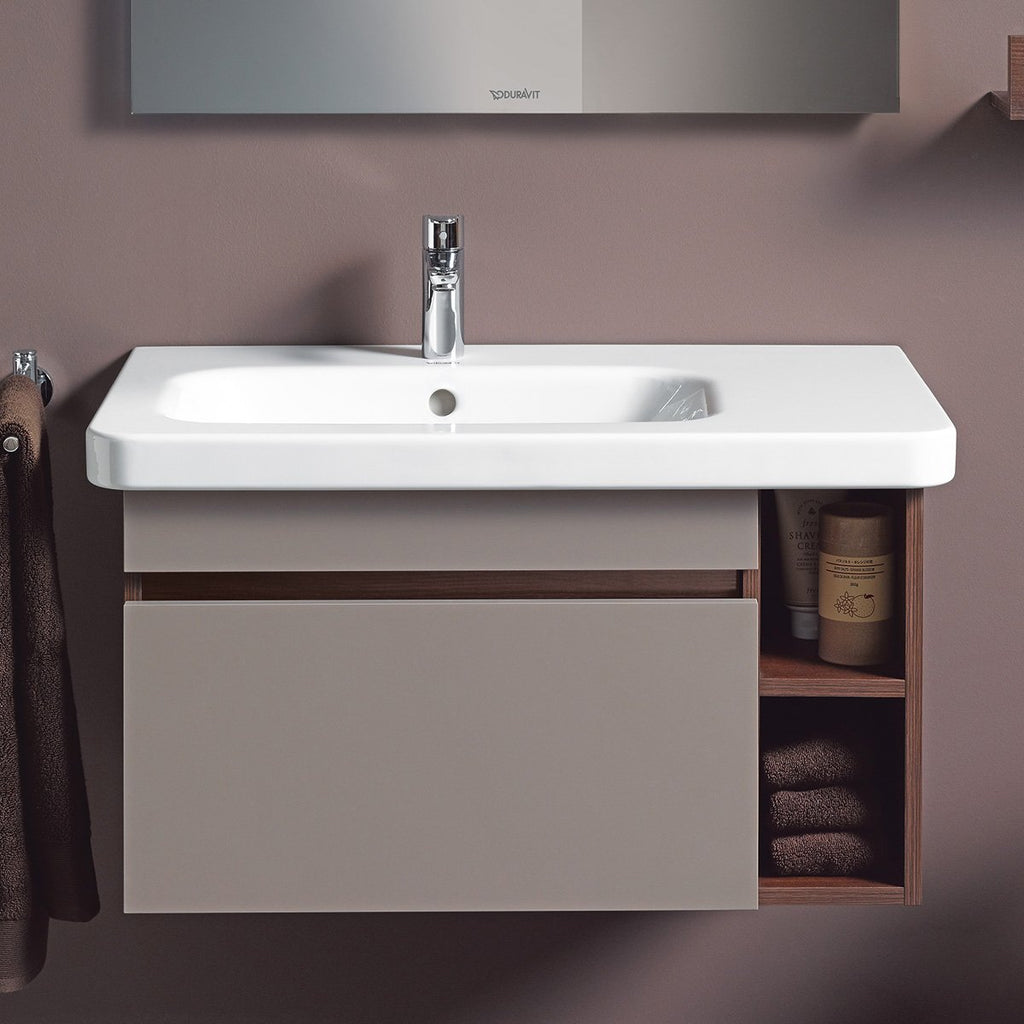 Duravit DuraStyle Asymmetric Wall Hung Basin, 800mm, Left Hand