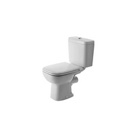 Duravit D-Code Close Coupled Toilet Open Back & Soft Close 