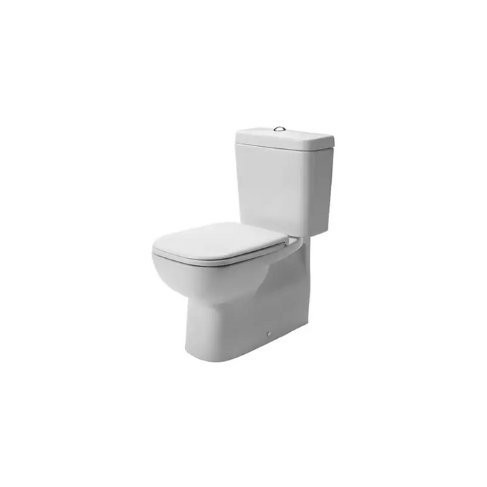 Duravit D-Code Close Coupled Toilet & Soft Close Seat - 