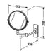 Duravit D-Code Cosmetic Magnifier Mirror - Magnifying