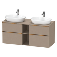 Duravit D-Neo 1400 Wall Mounted 4-Drawer Double Vanity Unit