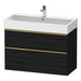 Duravit D-Neo Wall Mounted 2-Drawer Vanity Unit With Vero