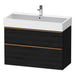 Duravit D-Neo Wall Mounted 2-Drawer Vanity Unit With Vero