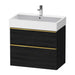 Duravit D-Neo Wall Mounted 2-Drawer Vanity Unit With Vero