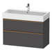 Duravit D-Neo Wall Mounted 2-Drawer Vanity Unit With Vero