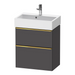 Duravit D-Neo Wall Mounted 2-Drawer Vanity Unit With Vero