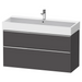 Duravit D-Neo Wall Mounted 2-Drawer Vanity Unit With Vero