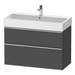 Duravit D-Neo Wall Mounted 2-Drawer Vanity Unit With Vero