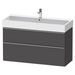 Duravit D-Neo Wall Mounted 2-Drawer Vanity Unit With Vero