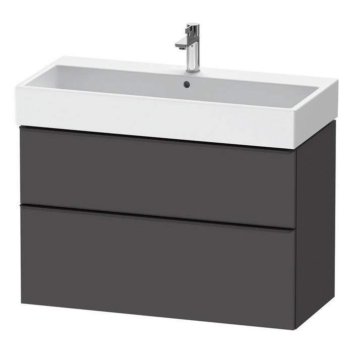 Duravit D-Neo Wall Mounted 2-Drawer Vanity Unit With Vero