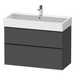 Duravit D-Neo Wall Mounted 2-Drawer Vanity Unit With Vero