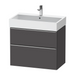 Duravit D-Neo Wall Mounted 2-Drawer Vanity Unit With Vero