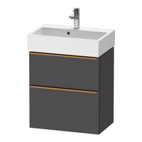 Duravit D-Neo Wall Mounted 2-Drawer Vanity Unit With Vero