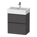 Duravit D-Neo Wall Mounted 2-Drawer Vanity Unit With Vero