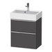 Duravit D-Neo Wall Mounted 2-Drawer Vanity Unit With Vero